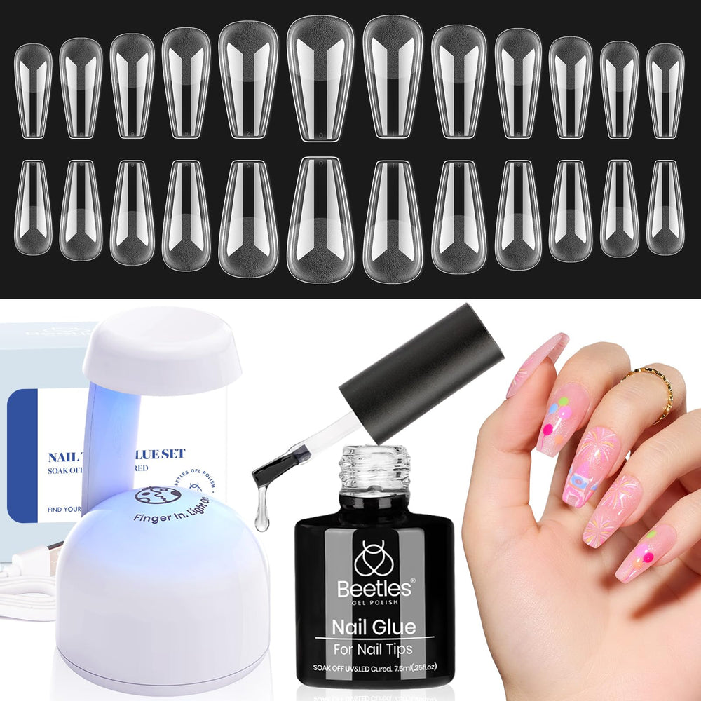 Beetles Gel Nail Kit lampara LED para curado rapido en casa