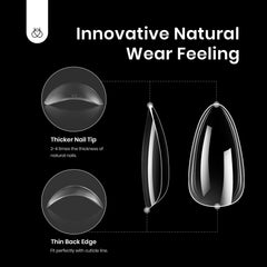 Beetles Gel Nail Tips: aplicación rápida en minutos, ideal para manualidades en casa.