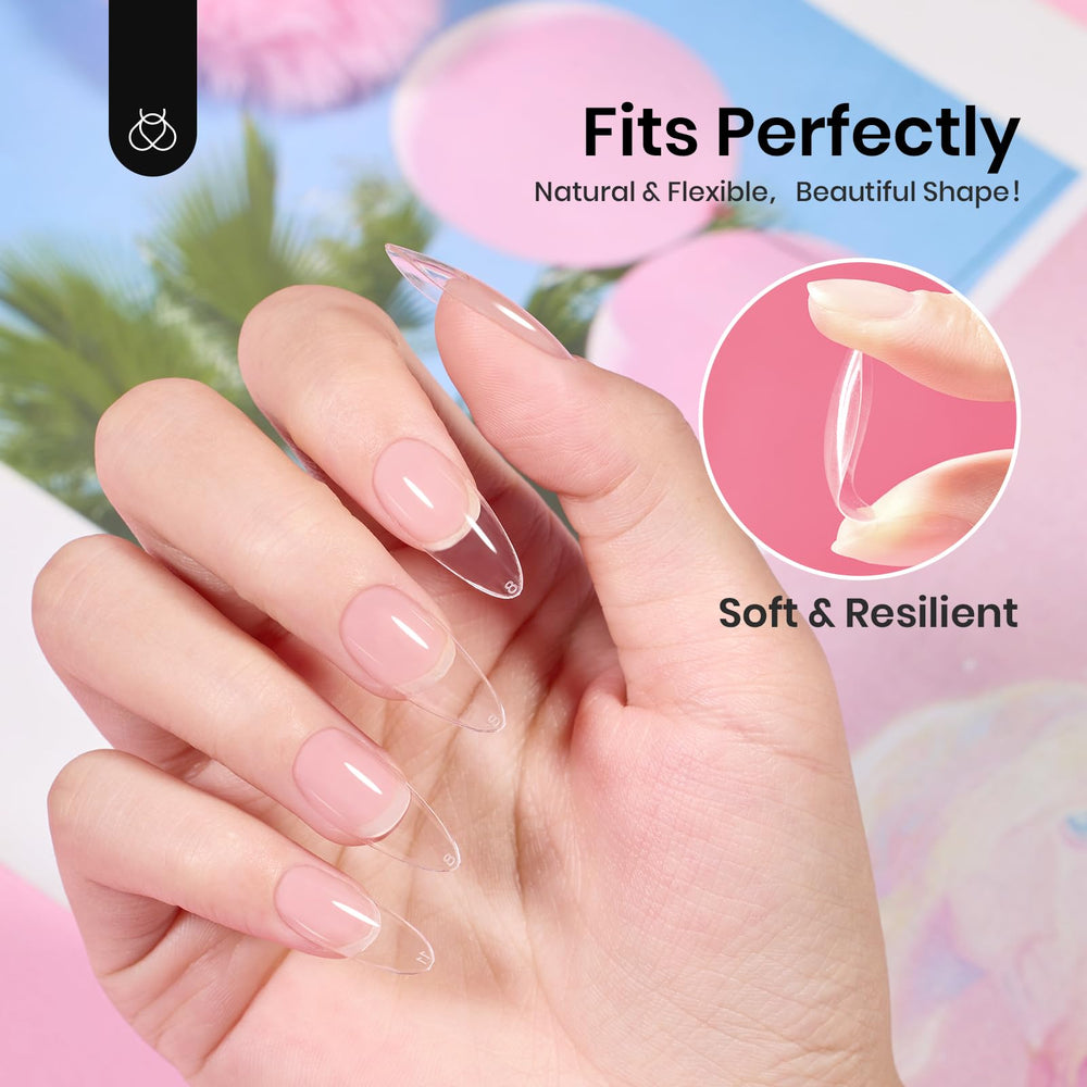 Beetles Gel Nail Tips: durabilidad de varias semanas para manicuras sostenidas.