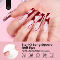 Beetles Gel Nail Tips numeradas 0-9 para encontrar la talla.