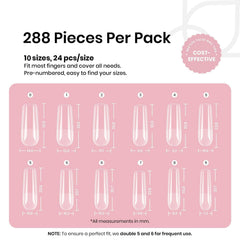 Beetles Gel Nail Tips superficie semi mate para mayor adherencia.