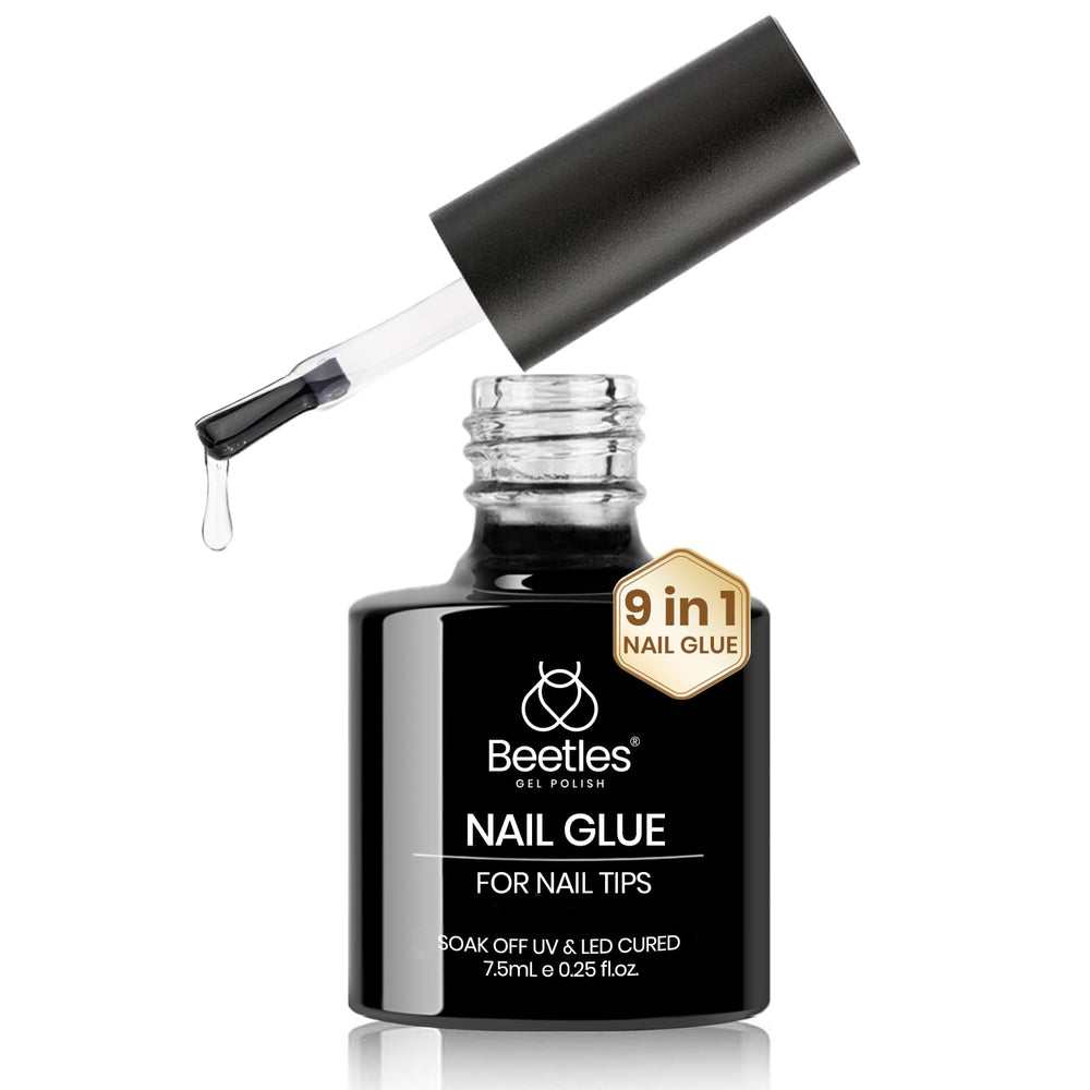 Beetles gel 9 en 1 para tips de uñas, base y extensiones.