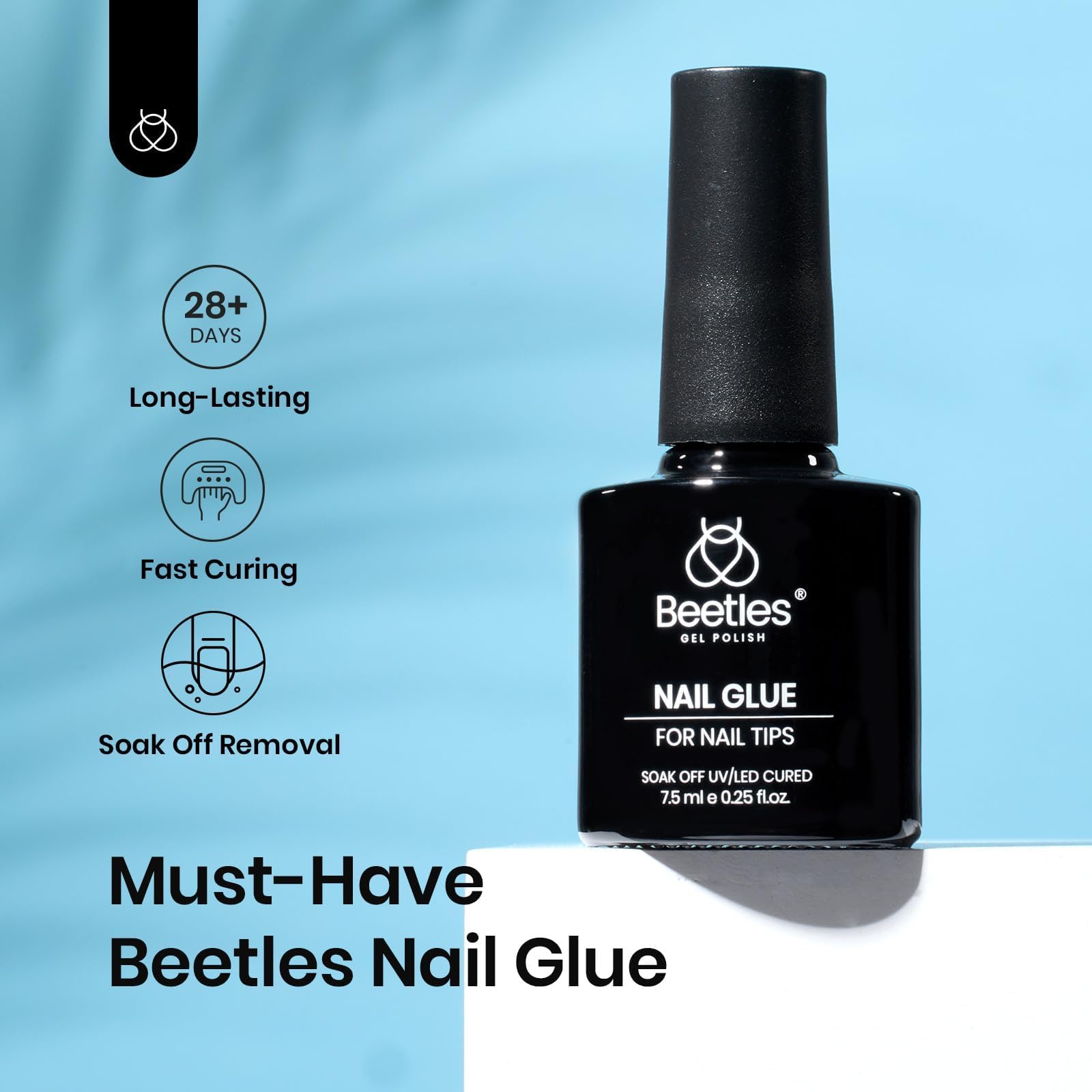 Beetles Gel Polish 9 en 1: construcción de apex para uñas más resistentes.