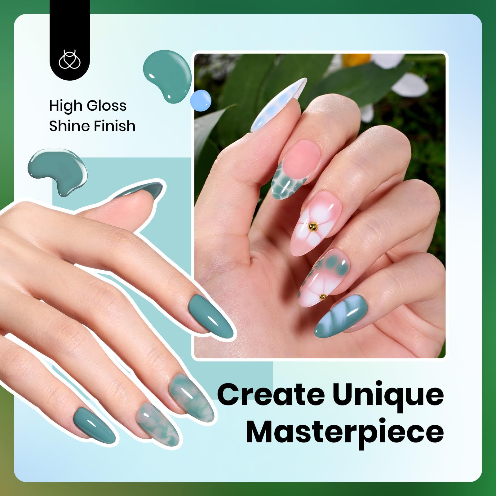 Beetles Gel Polish gris bruma para un look sutil y duradero.