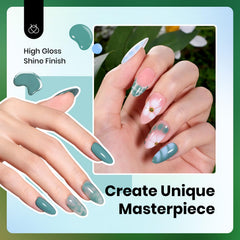 Beetles Gel Polish gris bruma para un look sutil y duradero.