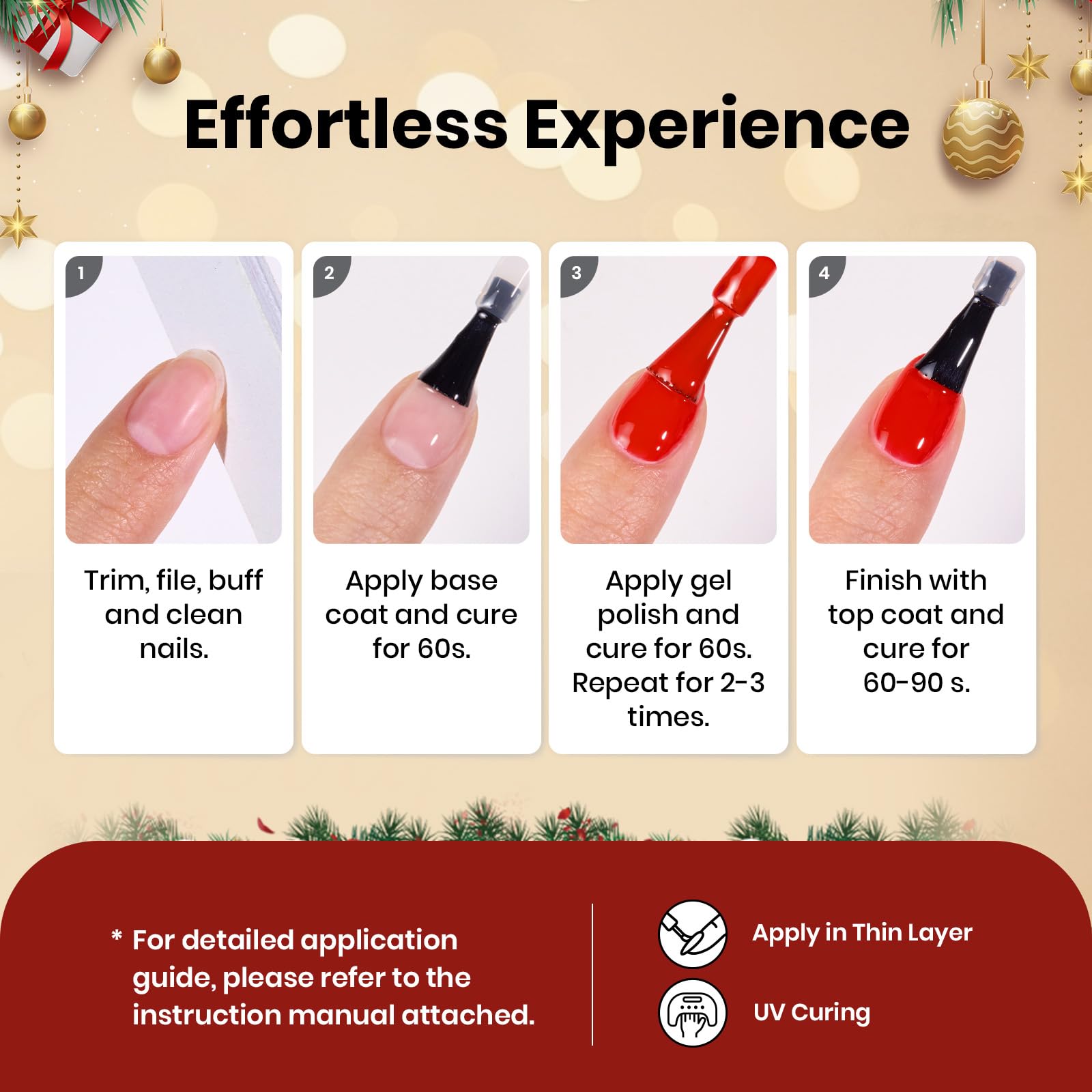Beetles Gel Polish regalo ideal para San Valentín: presentación atractiva.