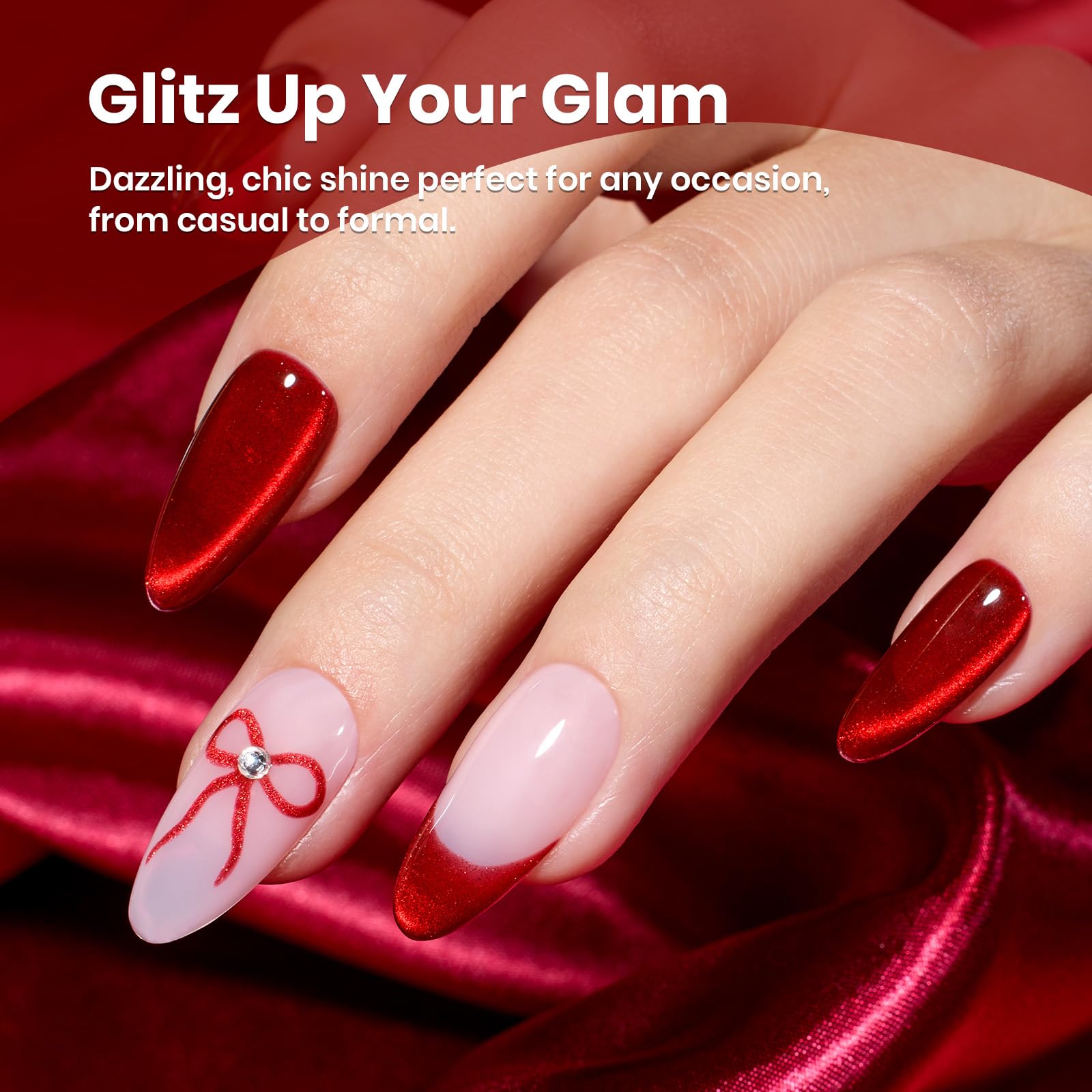 Beetles Ruby Red regalo ideal para amantes del arte de uñas.