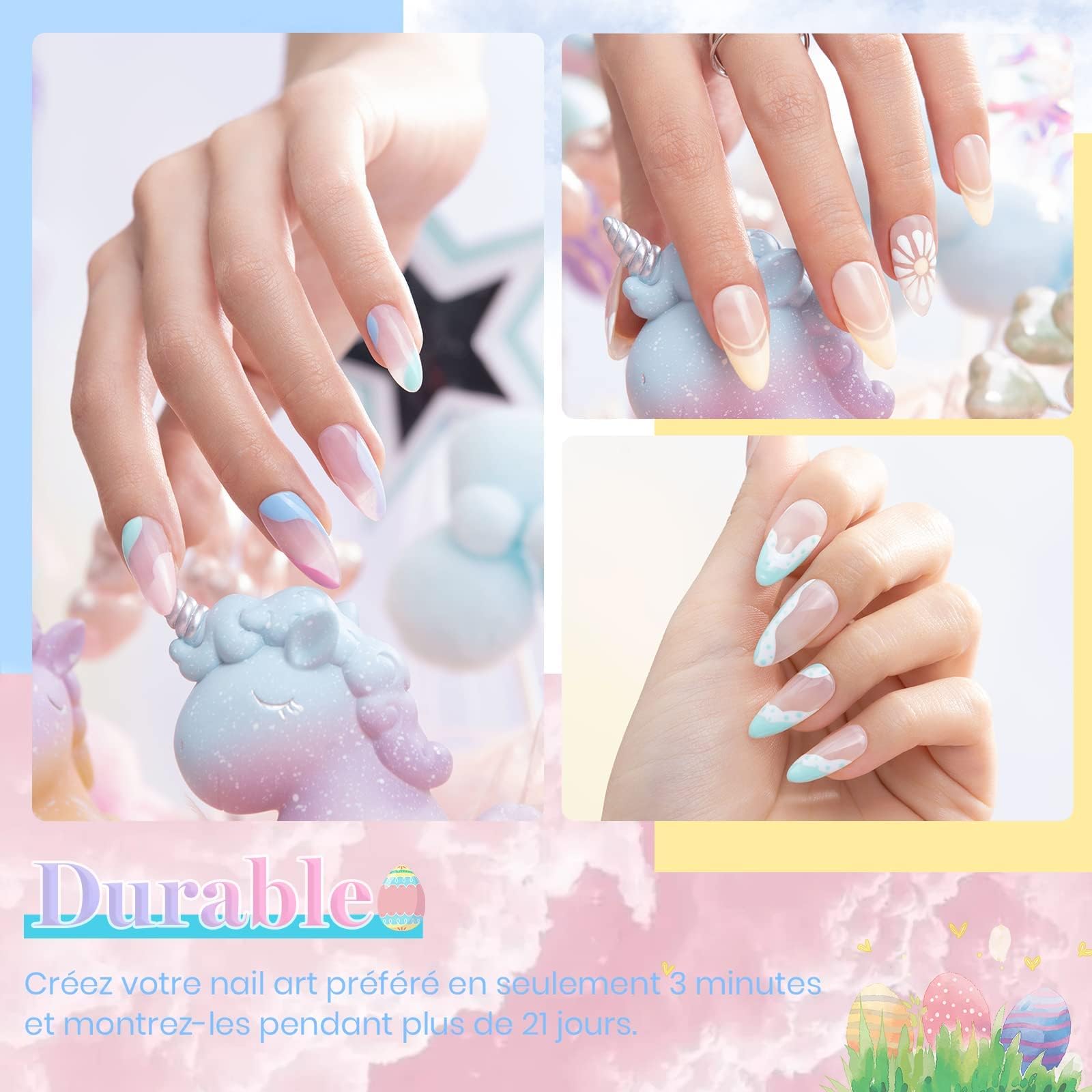 Beetles Gel Polish Pastel Amarillo color vibrante para looks.