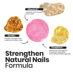 Beetles Glitter Nail Polish Set gold shimmer adds luxurious sparkle to outfits.