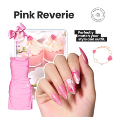 Beetles Glitter Nail Polish Set nude-pink shade for subtle manicures and versatile looks.