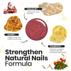 Beetles Glitter Nail Polish Set packaging displayed as a gift-ready presentation