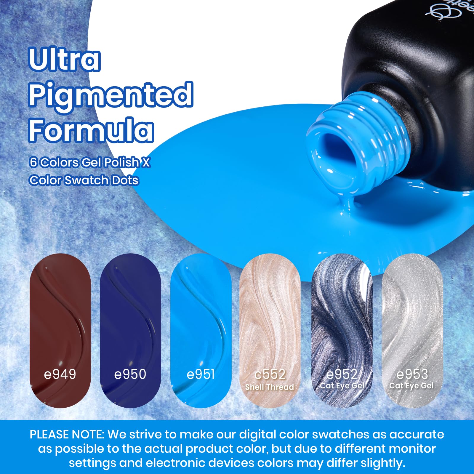 Glossy, durable finish after cure with Beetles gel polish set.