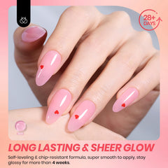 Beetles Jelly Gel brinda brillo alto y uñas radiantes.