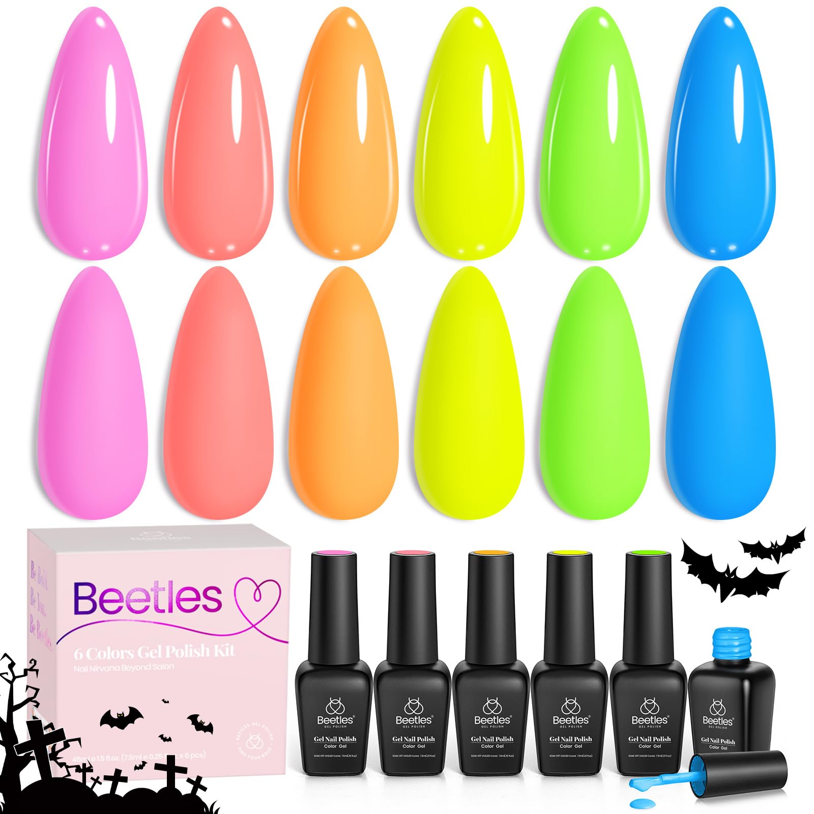Beetles kit de uñas para uso en casa, regalo práctico.