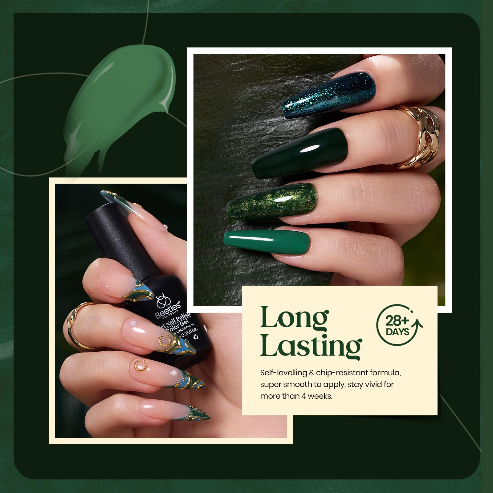 Beetles Lámpara LED para curado rápido de gel de uñas