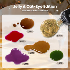 Beetles Gel Polish brillo dorado y plateado para uñas brillantes.