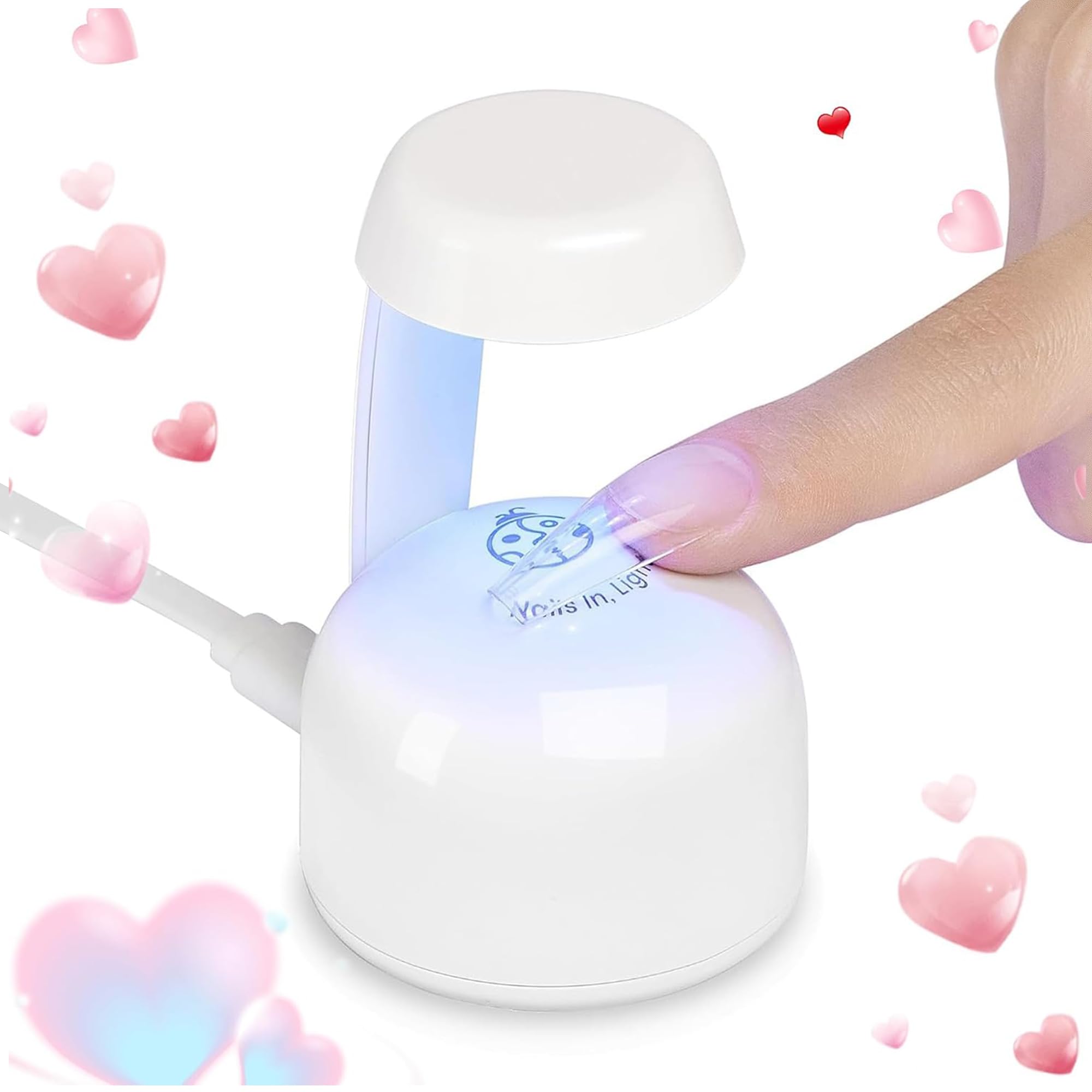 Beetles Mini UV Light: diseño compacto para curado rápido en casa