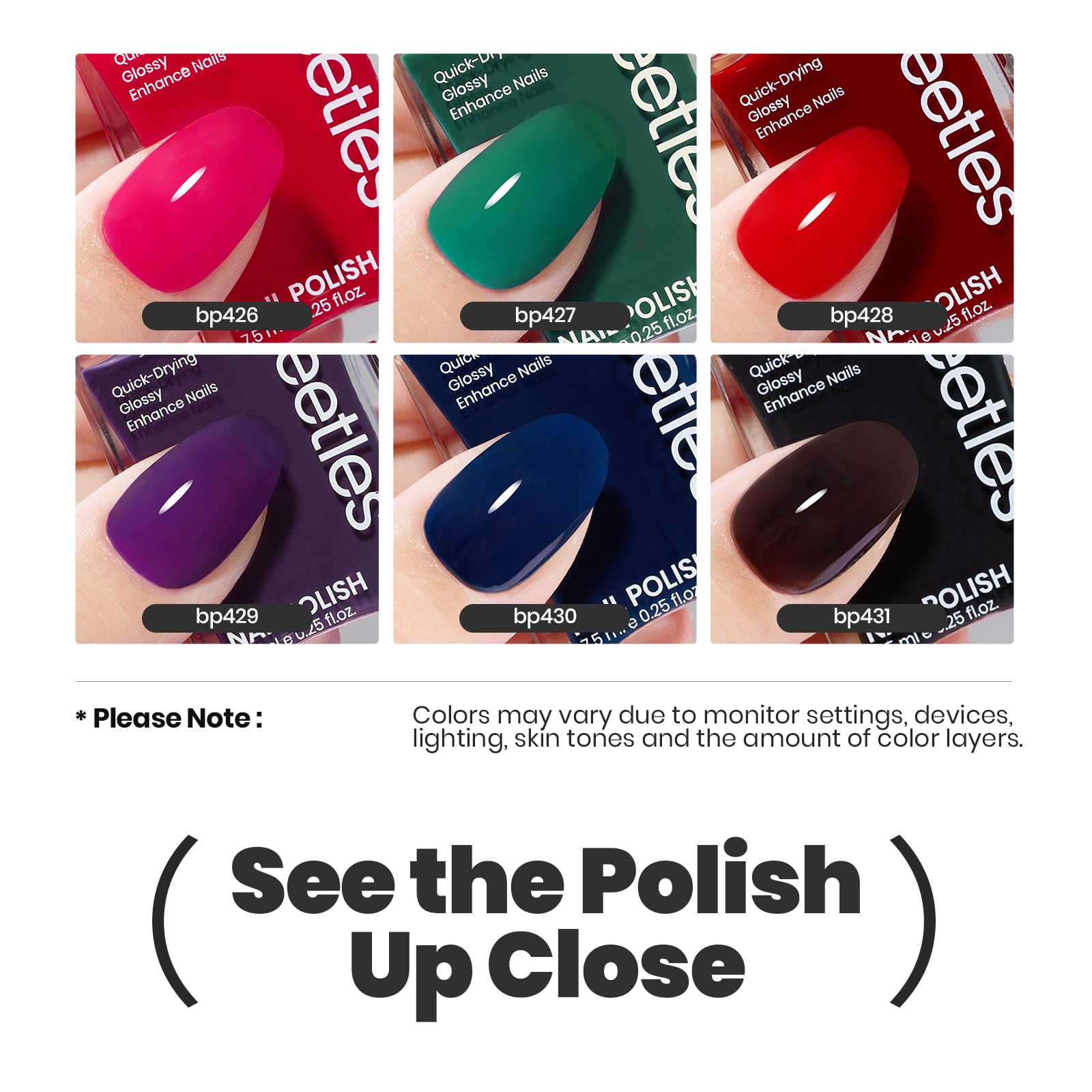 Beetles Gel Polish gift-packaging ready set for nail lovers.