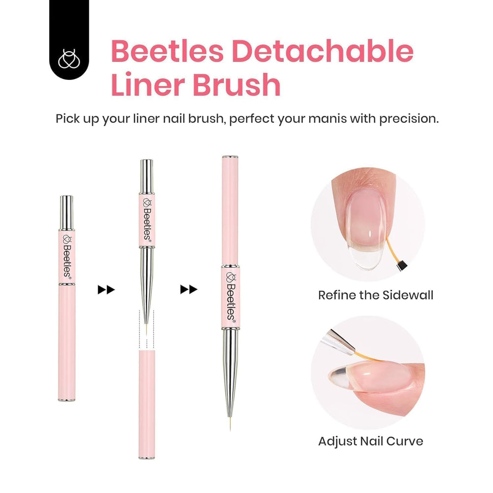 Beetles Nail Protection forma de punta estable y natural