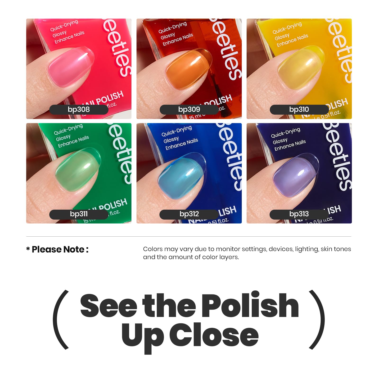 Beetles Gel Polish morado: acento vibrante para looks nocturnos
