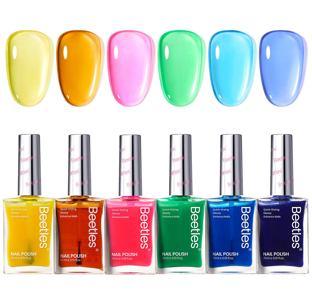 Beetles Gel Polish rosa: colores vivos para uñas brillantes
