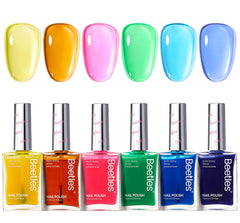 Beetles Gel Polish rosa: colores vivos para uñas brillantes
