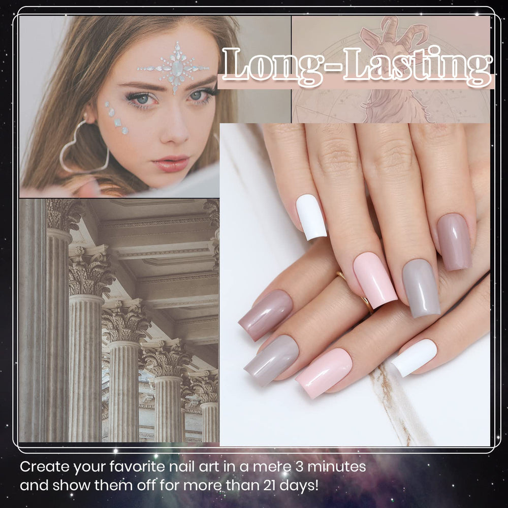 Beetles esmalte en gel neutro gris claro: estilo sobrio para cualquier ocasión.