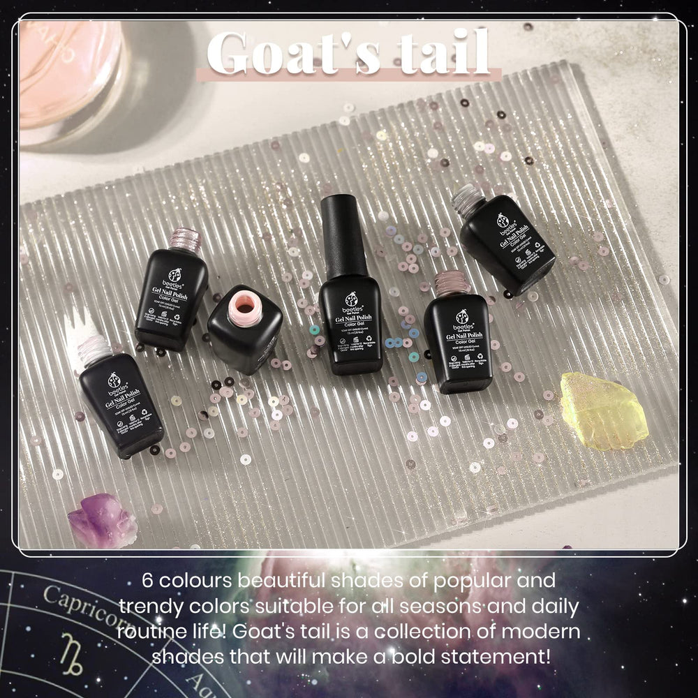 Beetles esmalte en gel neutro gris oscuro: tono sofisticado para uñas modernas.