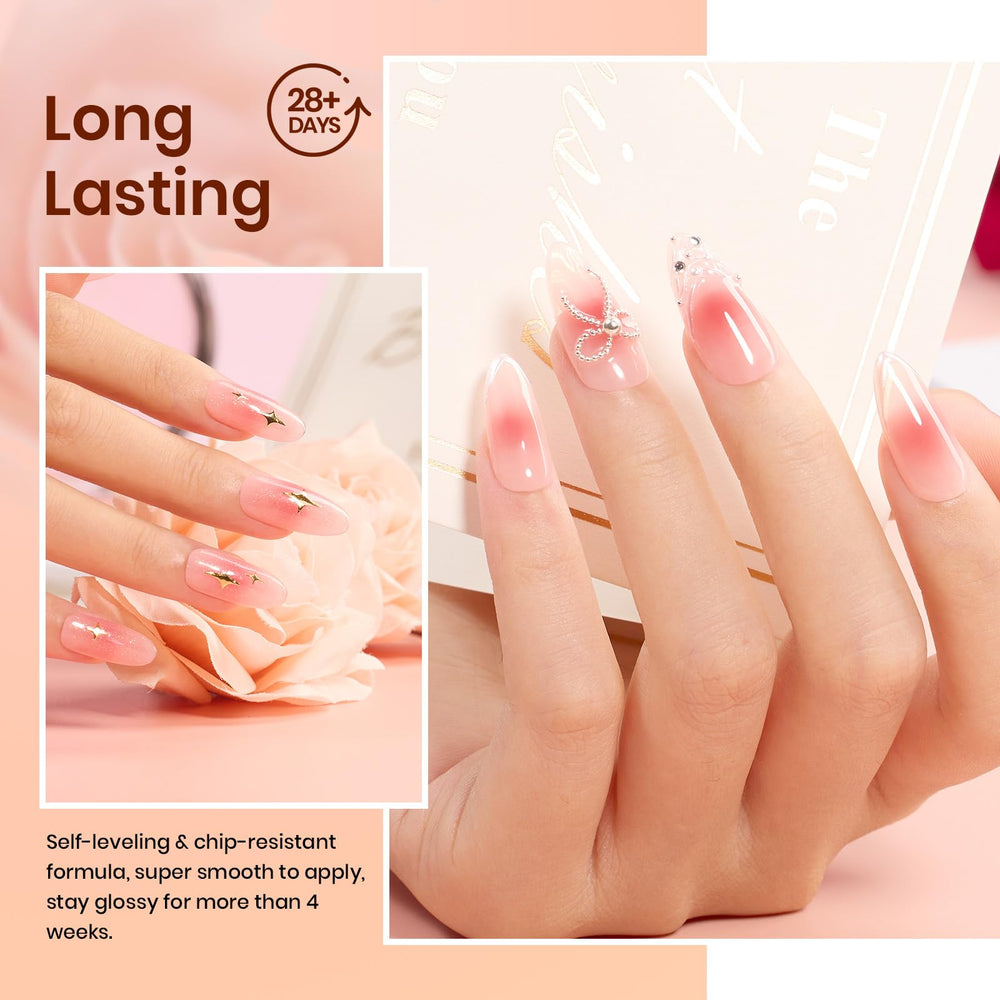 Beetles nude-brown gel polish swatches highlight warm, elegant nail color options