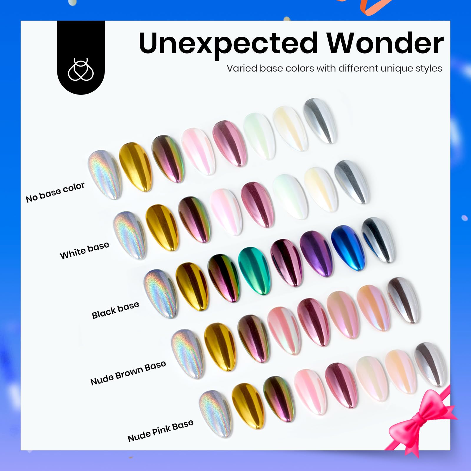 Beetles polvo perlado morado, acabado lustroso para uñas