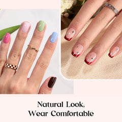 Beetles Press On Nails Kit adhesivo 10ml: aplicación rápida y sin lámpara UV