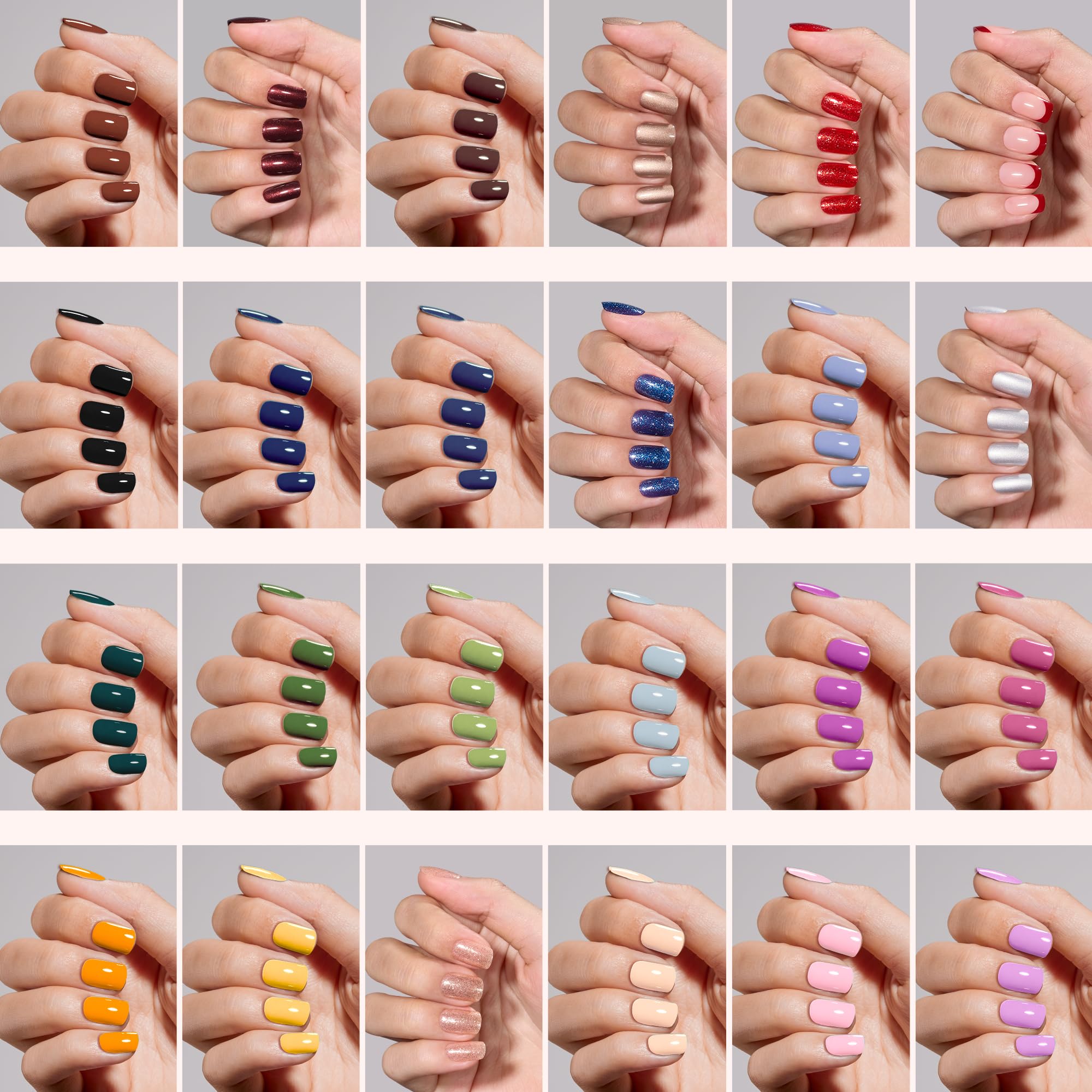 Beetles Press On Nails Kit glitter: uñas con brillo duradero para ocasiones