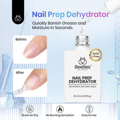 Beetles primer de uñas 15 ml, mejora la adhesión entre uñas y gel.