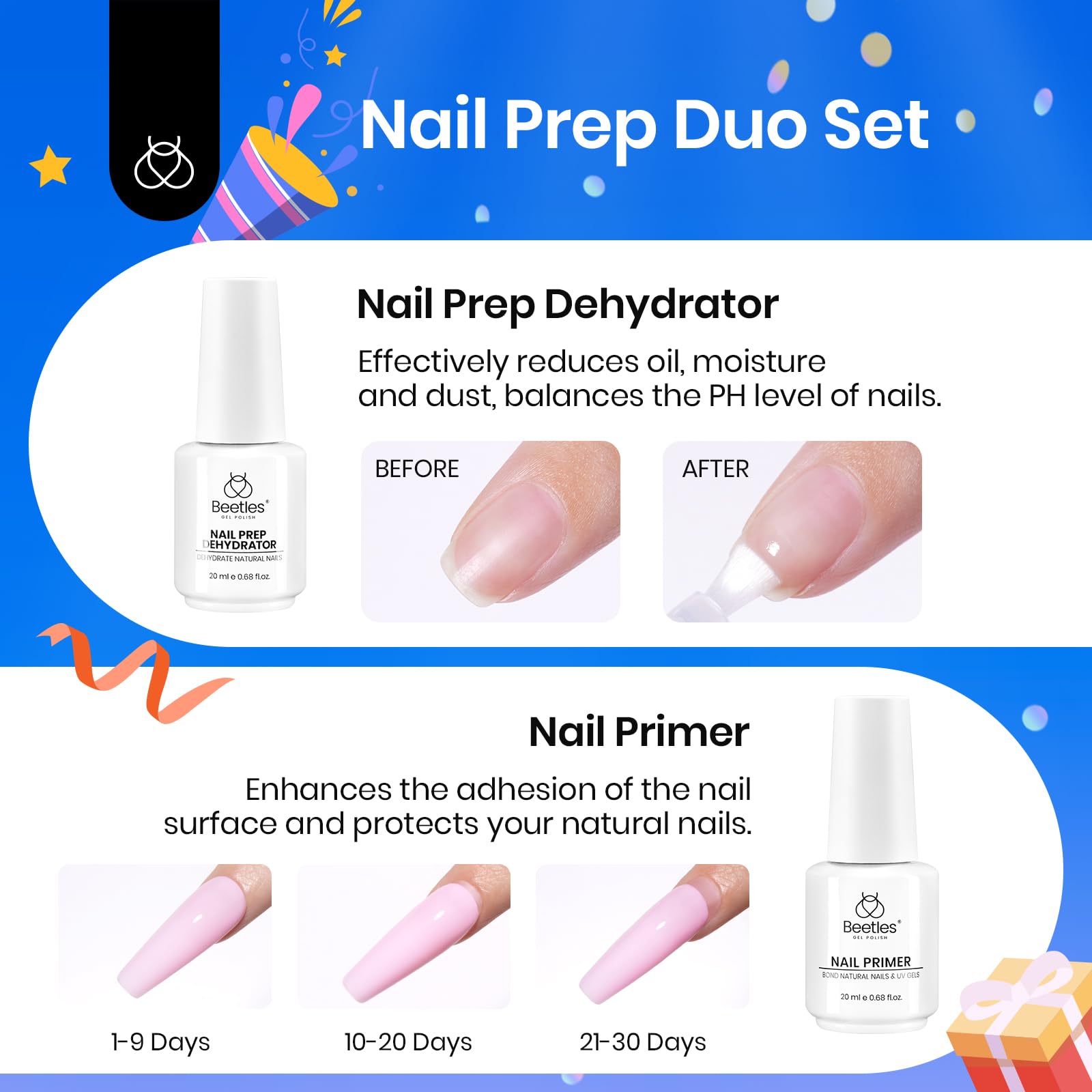 Beetles primer de uñas 20ml: unión más firme con color.