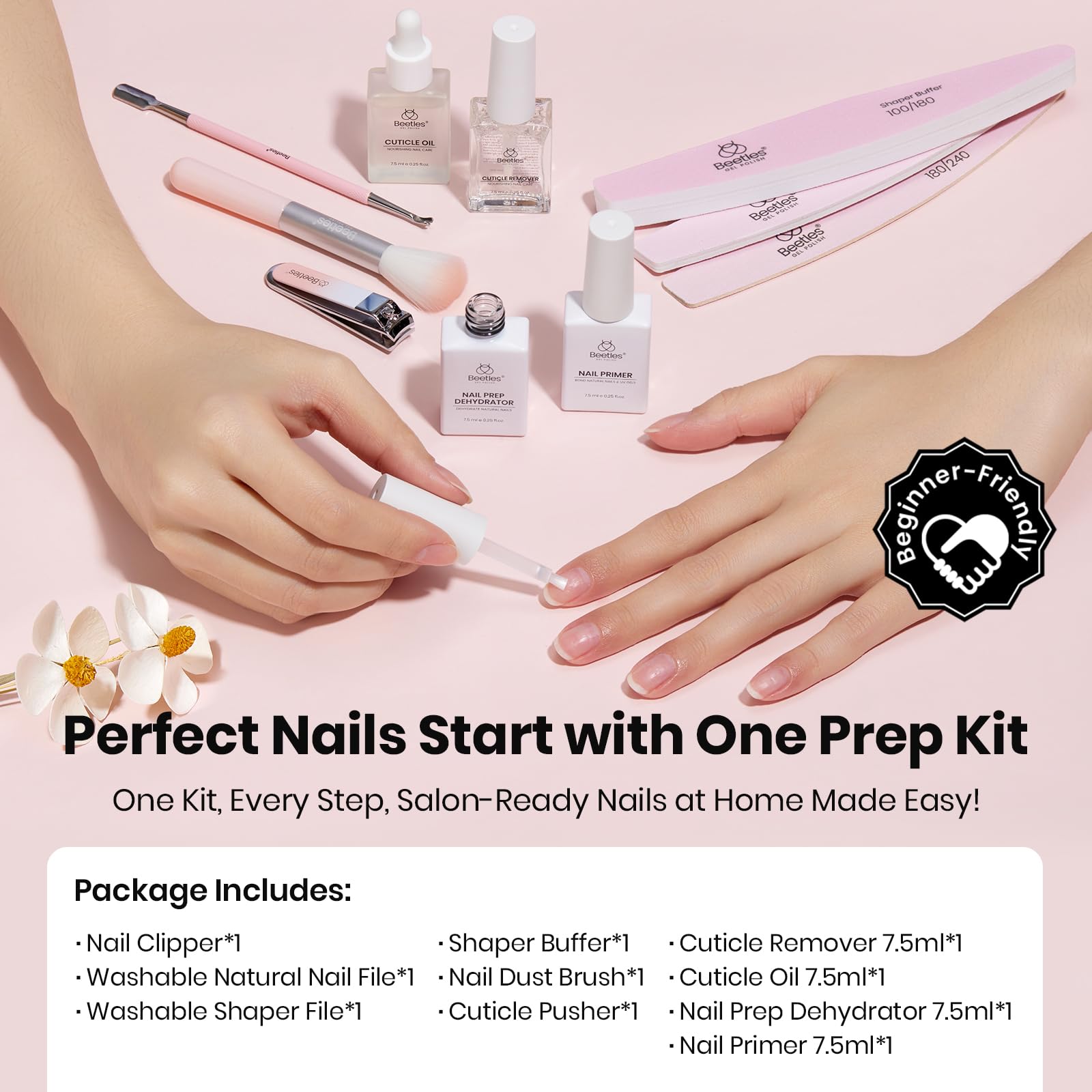Beetles Primer de uñas facilita la adherencia para resultados duraderos