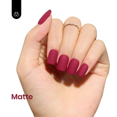 Beetles Rojo Gel: acabado brillante que realza la manicura.