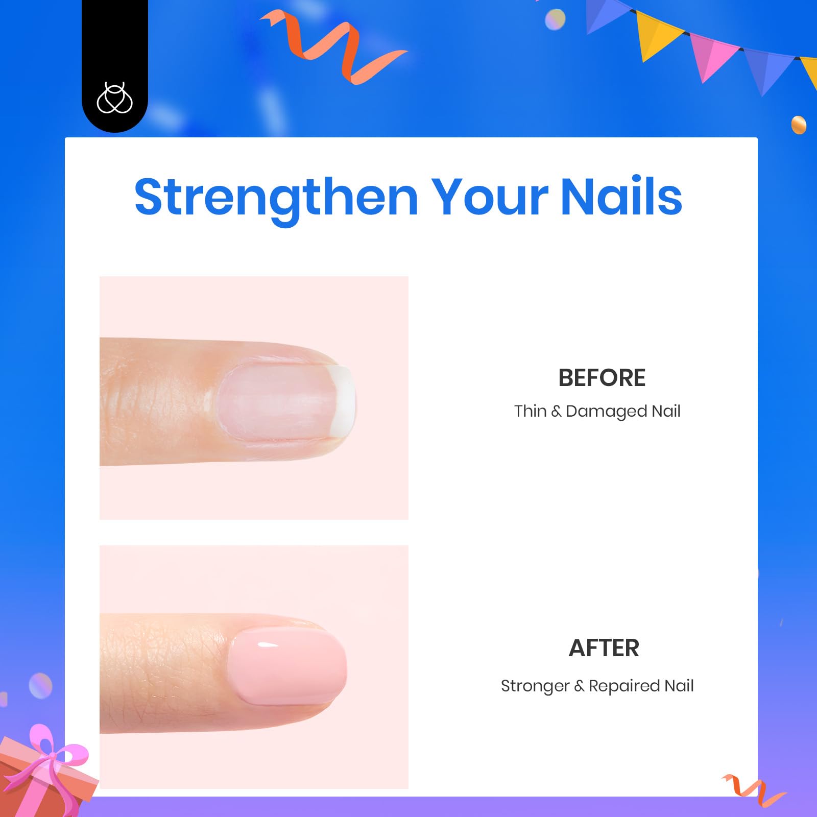 Acabado fino y brillante que realza la manicura
