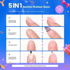 Set de 6 tonos nude jelly para combinar con diferentes tonos de piel