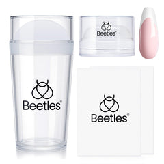 Beetles sello uñas frances con dos tamaños para diseños precisos.