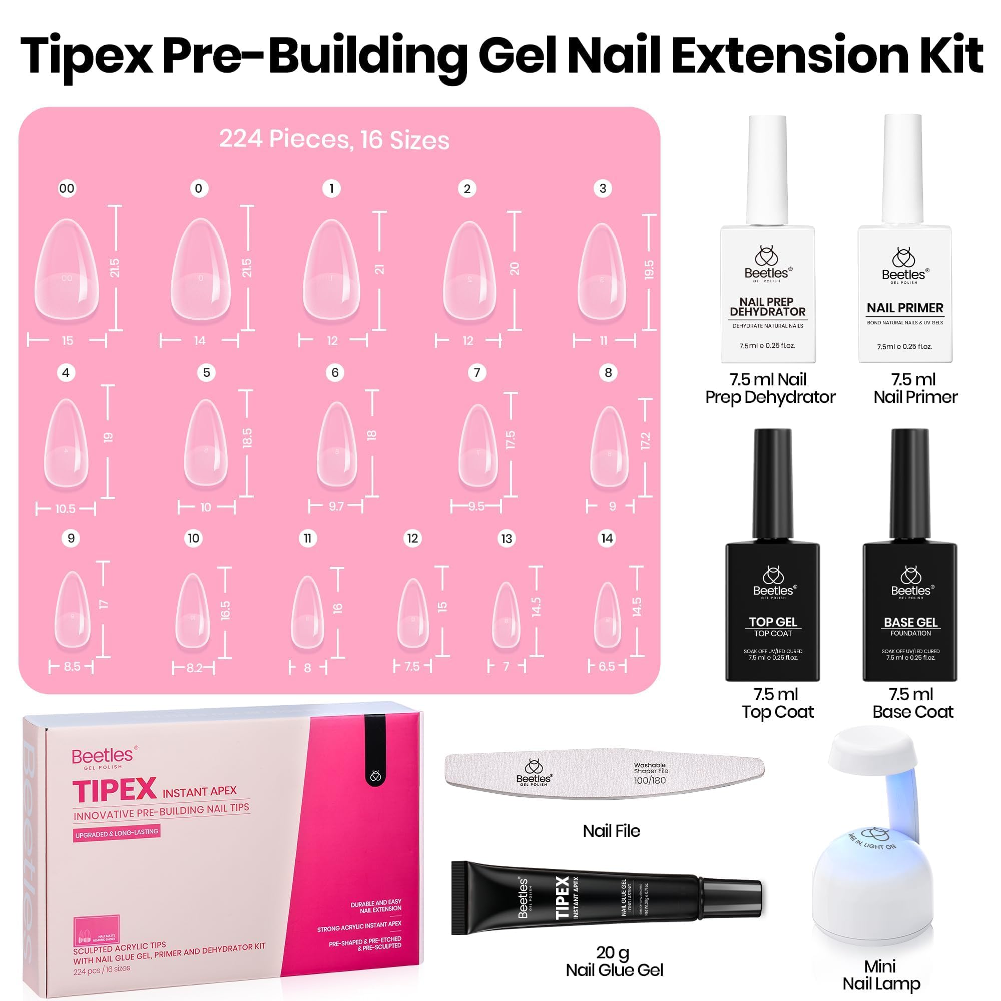 Beetles Tipex base y capa superior con brillo