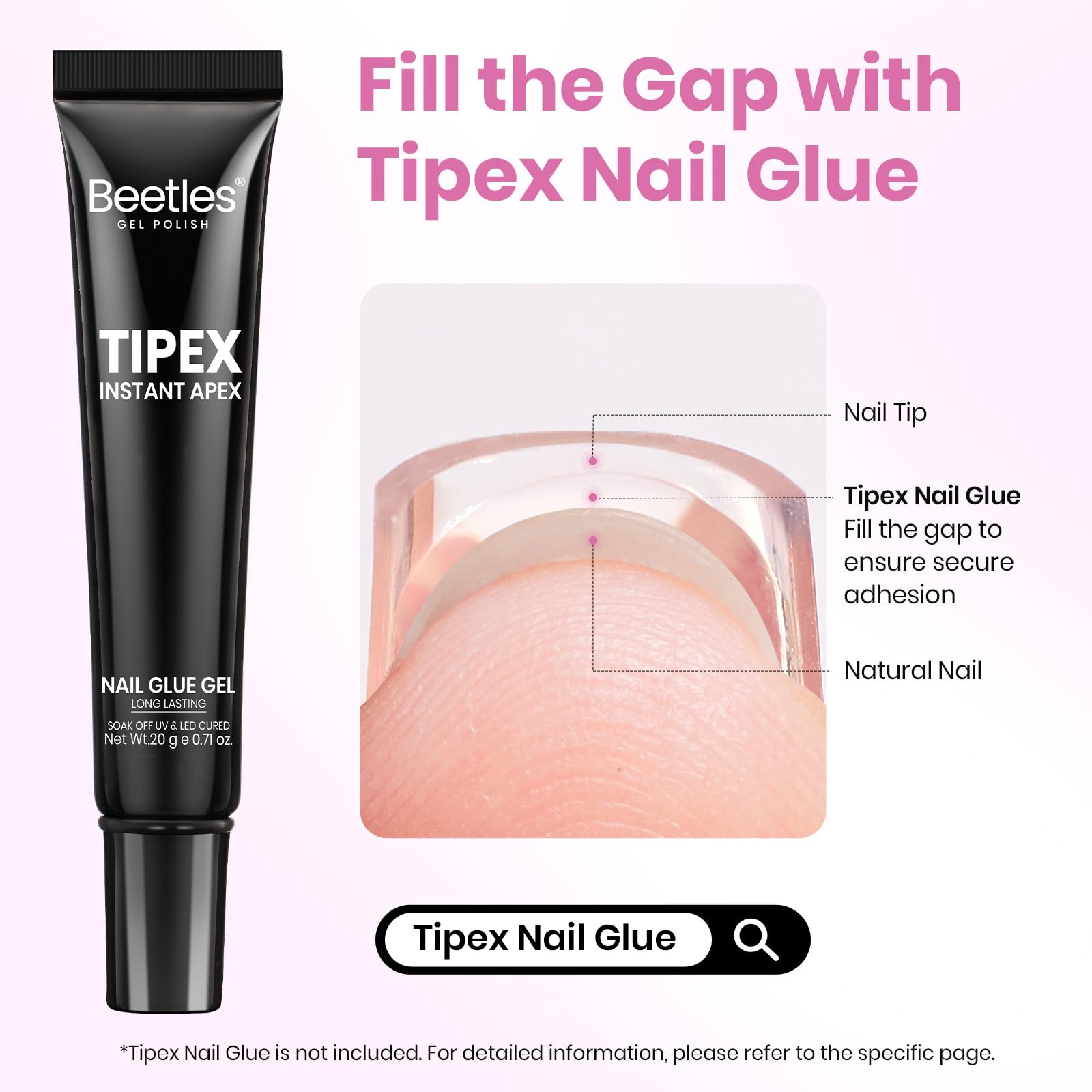 Beetles Tipex salon-quality at-home use for professional results.