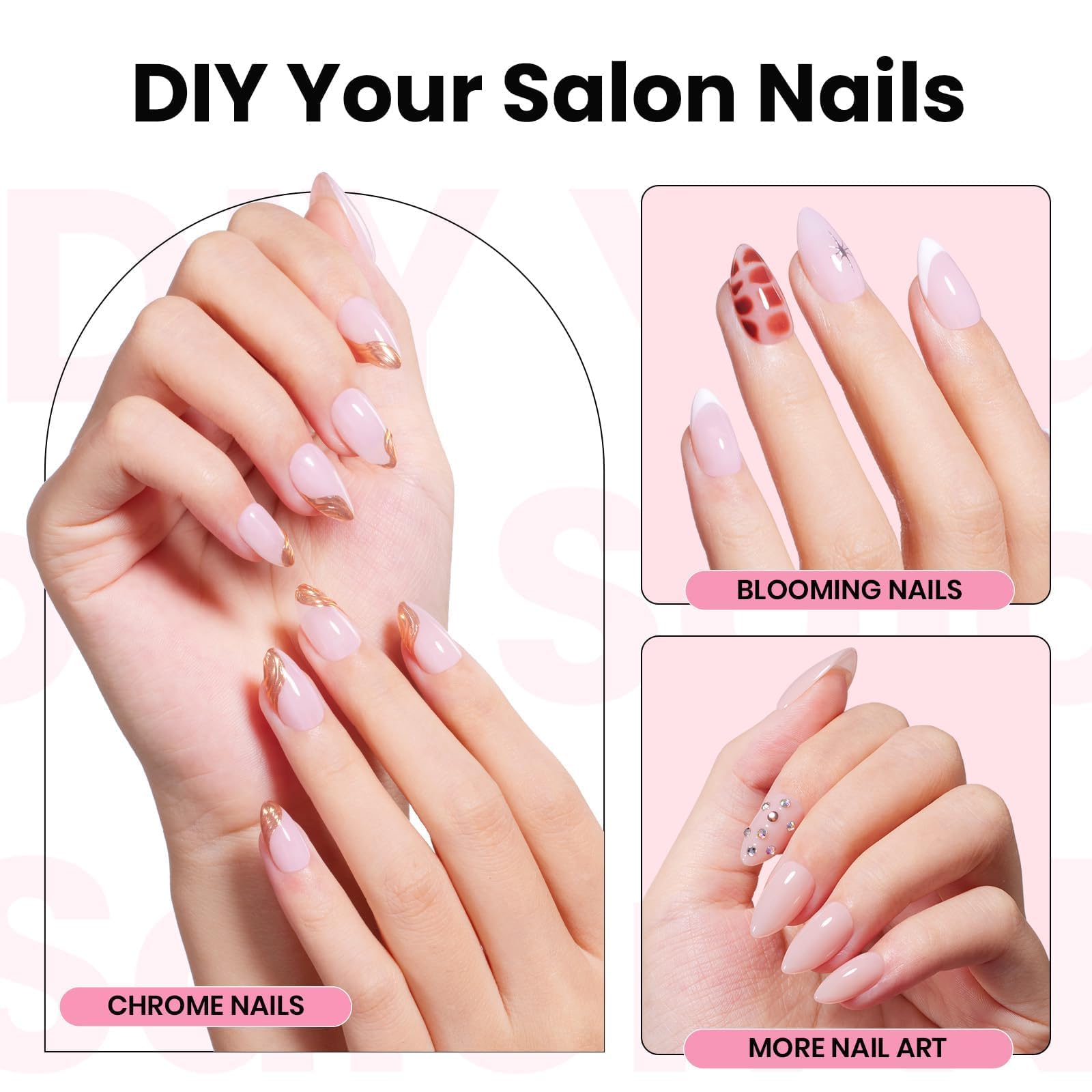 Beetles Tipex tips pre-etchados para extensiones precisas