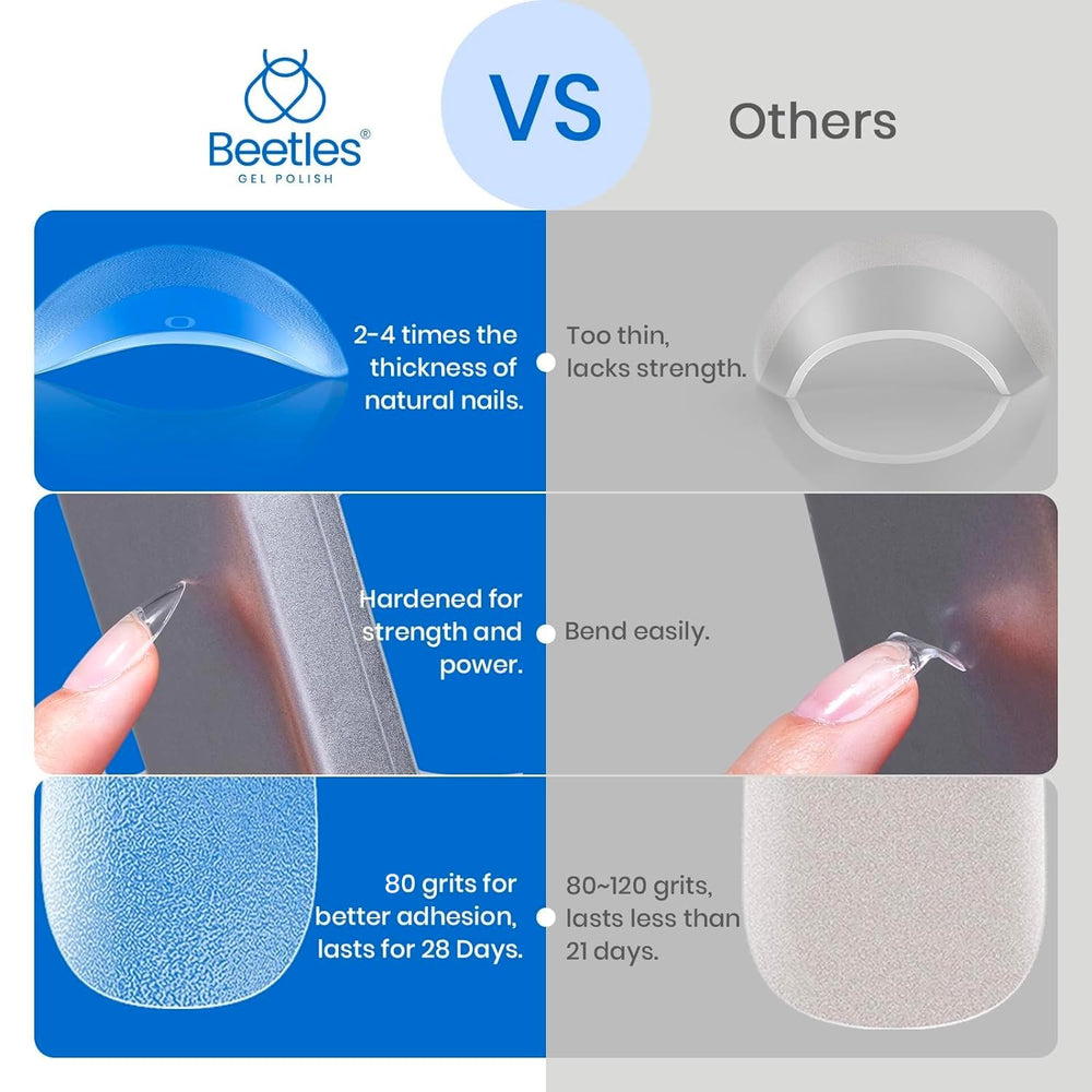 Beetles Tips para uñas color, gel o acrílico
