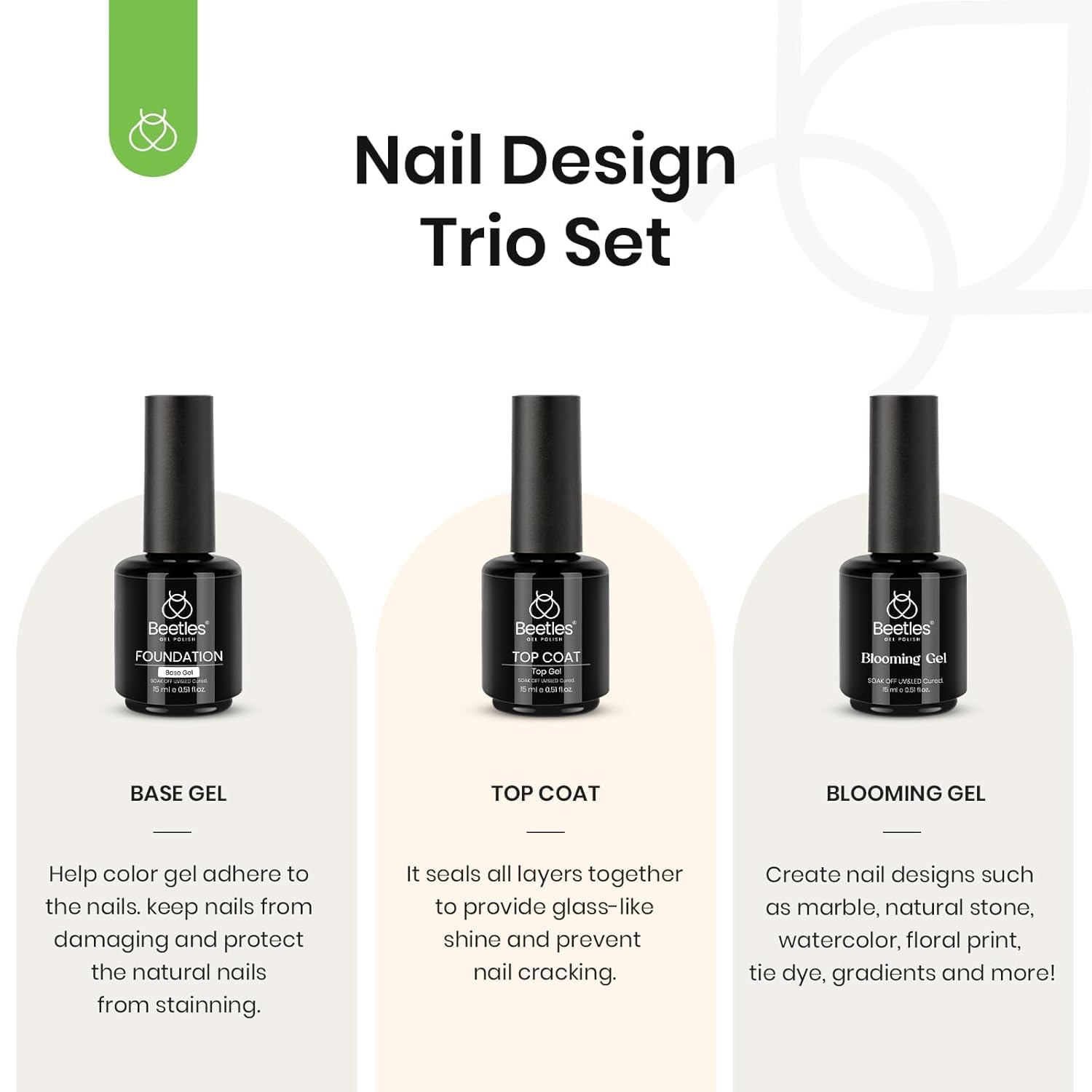 Beetles uso doméstico: uñas en casa con resultados profesionales.