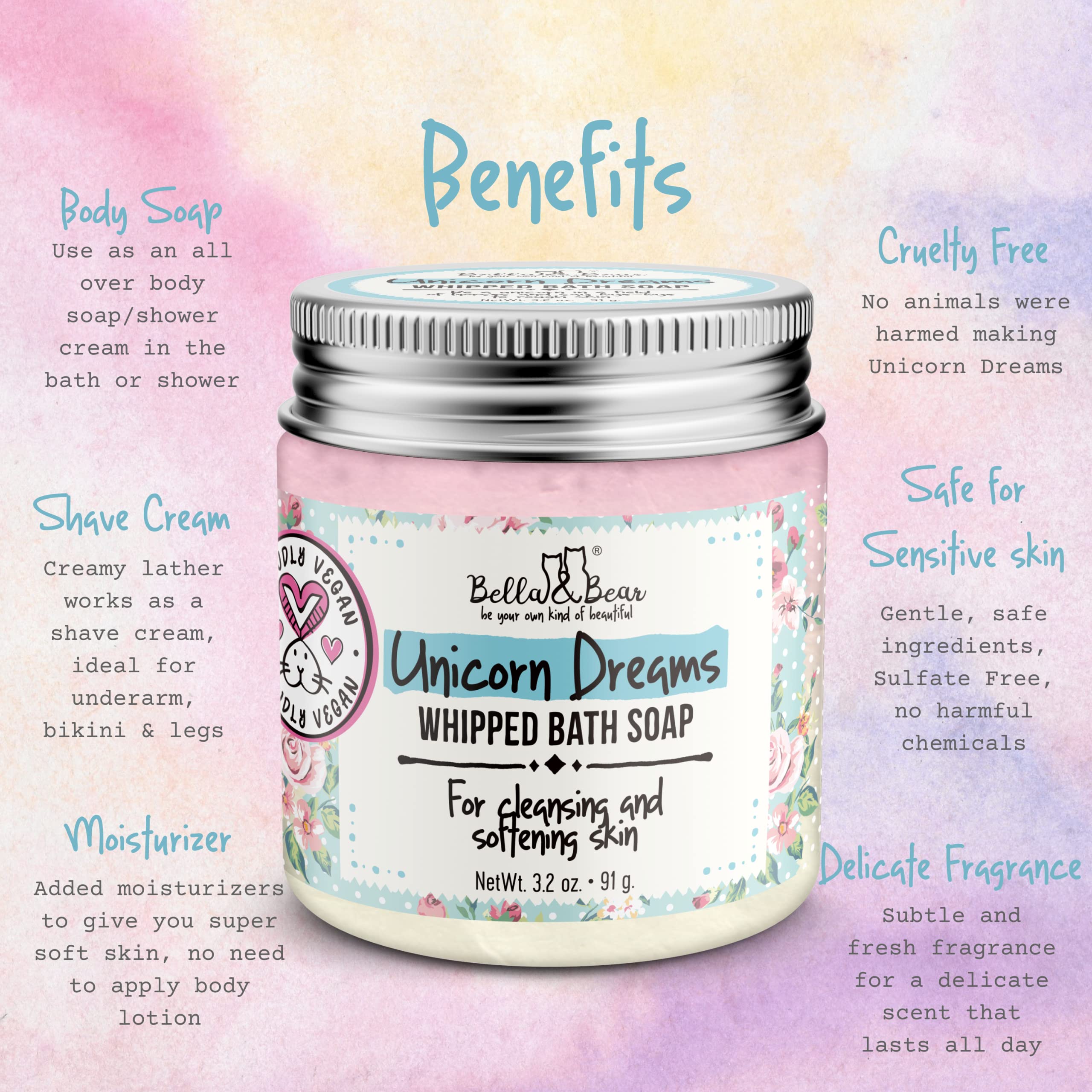 Bella y Bear Unicorn Dreams regalo ideal para fechas especiales