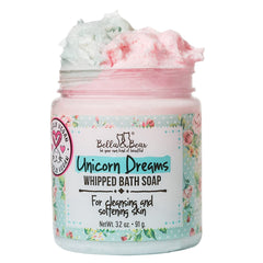 Bella y Bear Unicorn Dreams jabon de baño en formato viaje con aroma envolvente