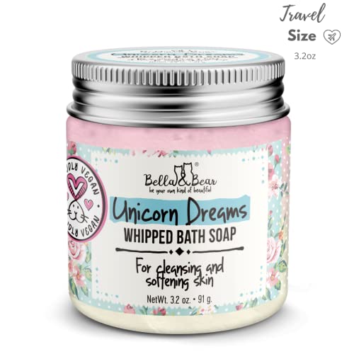 Bella y Bear Unicorn Dreams tamaño de viaje para llevar