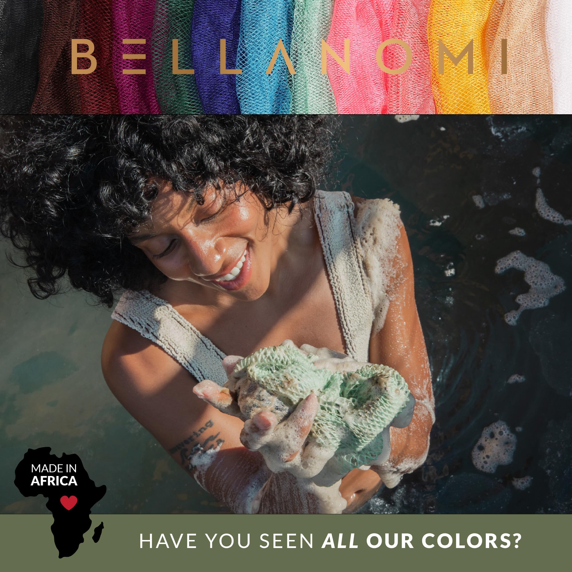 Bellanomi espuma de limpieza profunda para cuerpo, rinde una ducha fresca y revitalizante.