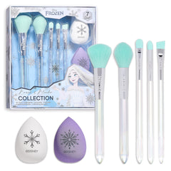 Belle Maison Disney Frozen set de brochas y esponjas 7 piezas para retoques diarios.
