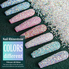 Piedras ultrafinas BELLEBOOST 1,2 mm AB para arte de uñas y más.